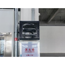 工業(yè)區(qū)工業(yè)園廠房區(qū)小范圍監(jiān)控安裝效果